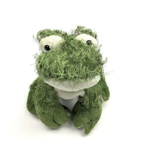 Ganz Webkinz Plush Green Frog 9 Inch Stuffed Animal Toy No Code